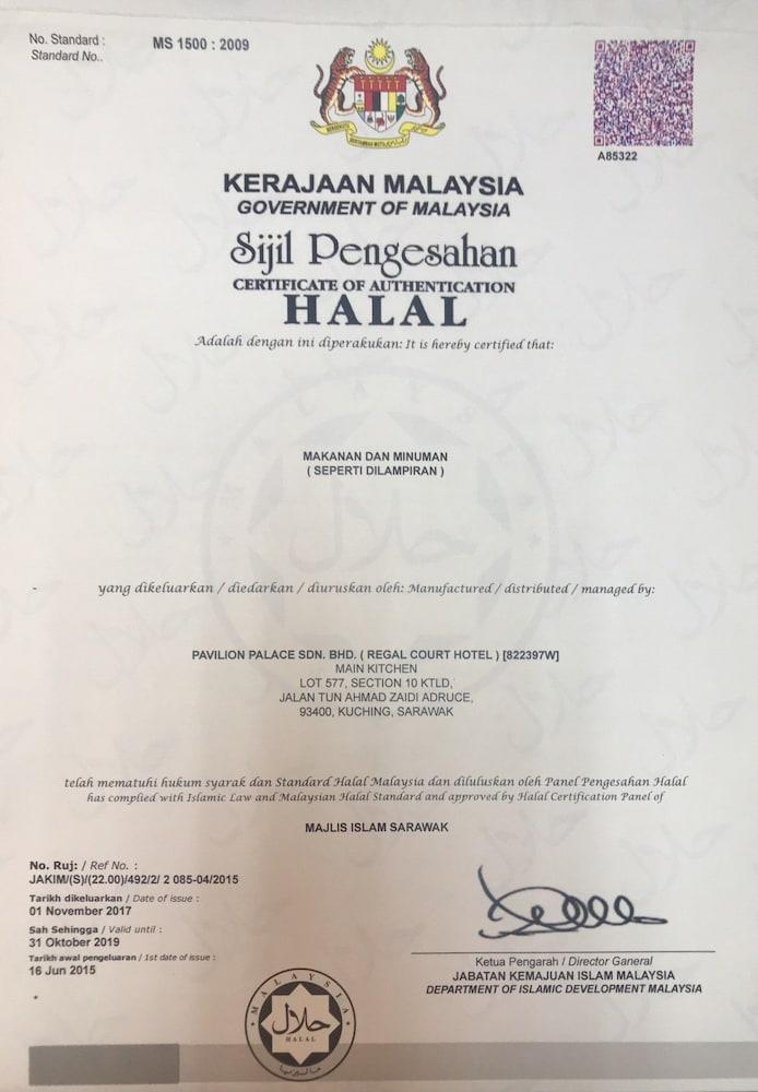 Regal Court Hotel Kuching Kültér fotó